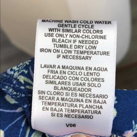 Lily White Women's Off Shoulder Floral Blouse - Picture 6 of 7